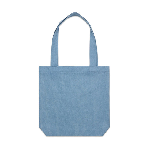AS COLOUR - 1012 DENIM CARRIE TOTE Denim OS
