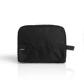 AS COLOUR - 1022 RECYCLED TOILETRY BAG Black OS