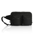 AS COLOUR - 1025 RECYCLED DOUBLE WAIST BAG Black OS