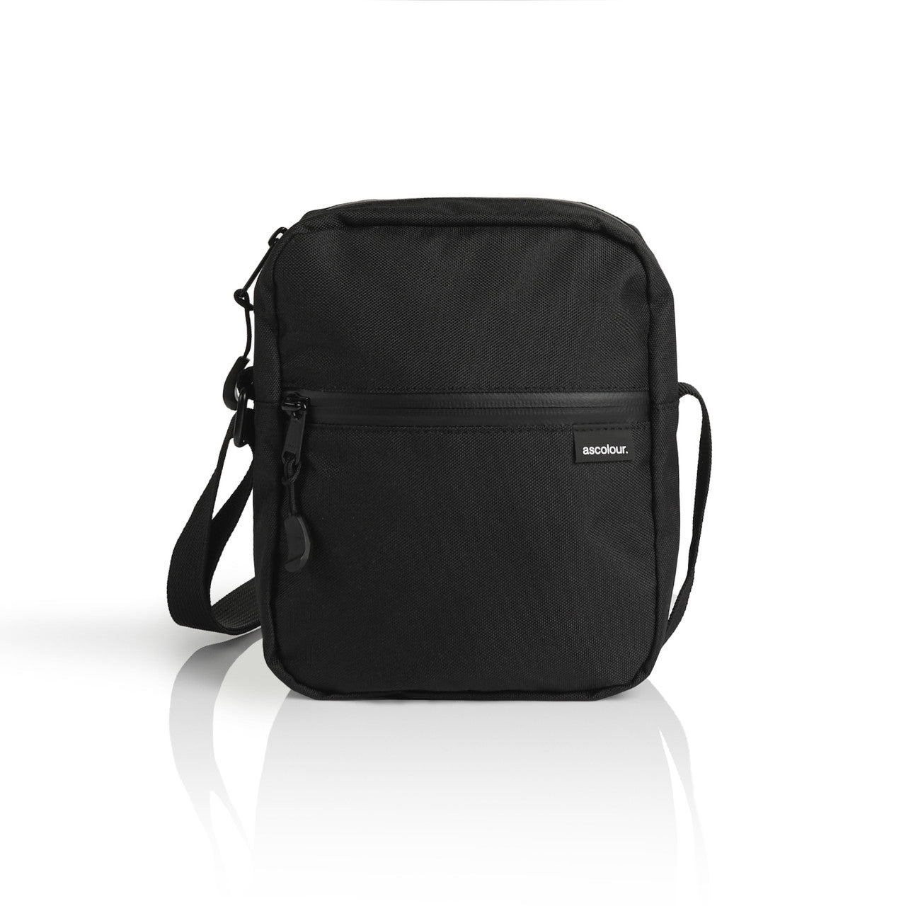 AS COLOUR - 1026 RECYCLED TRANSIT BAG Black OS
