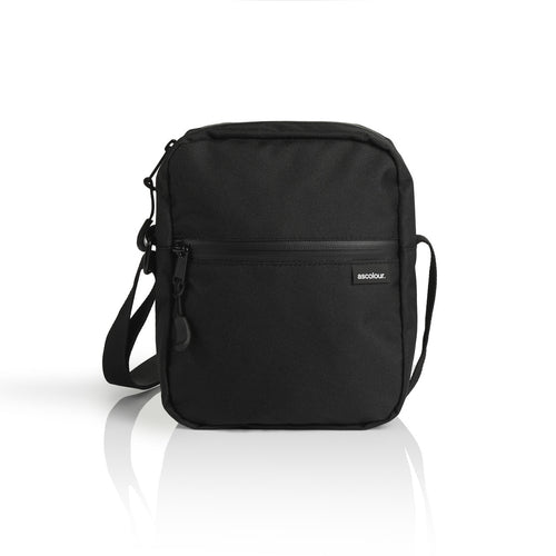 AS COLOUR - 1026 RECYCLED TRANSIT BAG Black OS