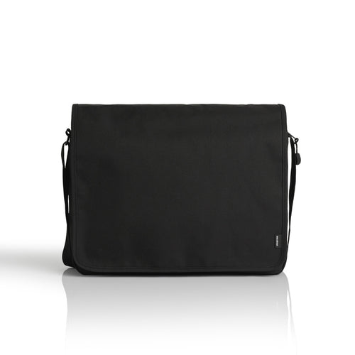 AS COLOUR - 1027 RECYCLED MESSENGER BAG Black OS