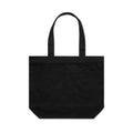 AS COLOUR - 1041 POCKET TOTE BAG Black OS