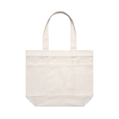 AS COLOUR - 1041 POCKET TOTE BAG