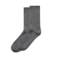 AS COLOUR - 1205 MARLE SOCKS (2PK) Black Marle 4-8