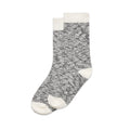 AS COLOUR - 1217 SLUB SOCKS (2PK) Black/Natural 4-8