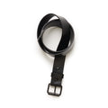 AS COLOUR - 1404 LEATHER BELT Black SML