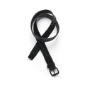 AS COLOUR - 1405 BRAIDED LEATHER BELT Black SML