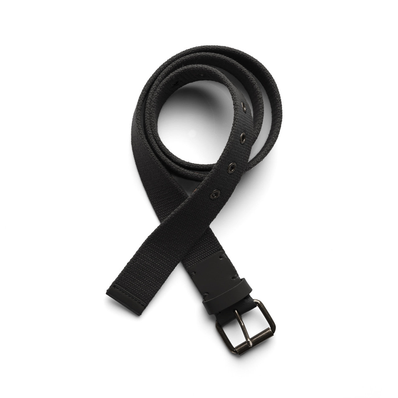 AS COLOUR - 1406 COTTON WEBBING BELT Black SML