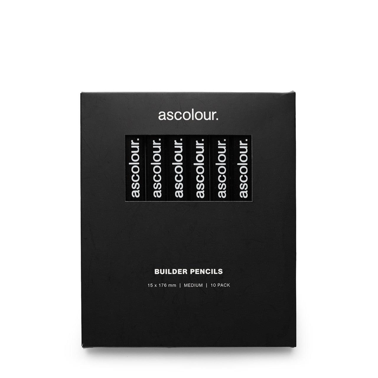 AS COLOUR - 1508 ASC BUILDERS PENCIL 10PK Black OS