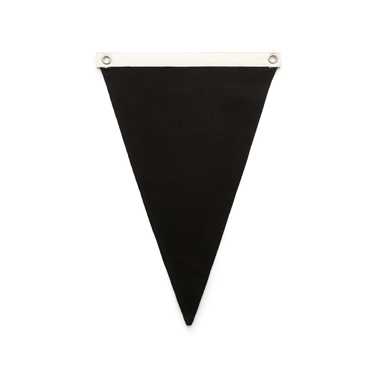 AS COLOUR - 1513 CANVAS PENNANT FLAG Black OS