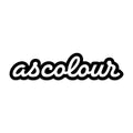 AS COLOUR - 1517 SCRIPT STICKER Black OS