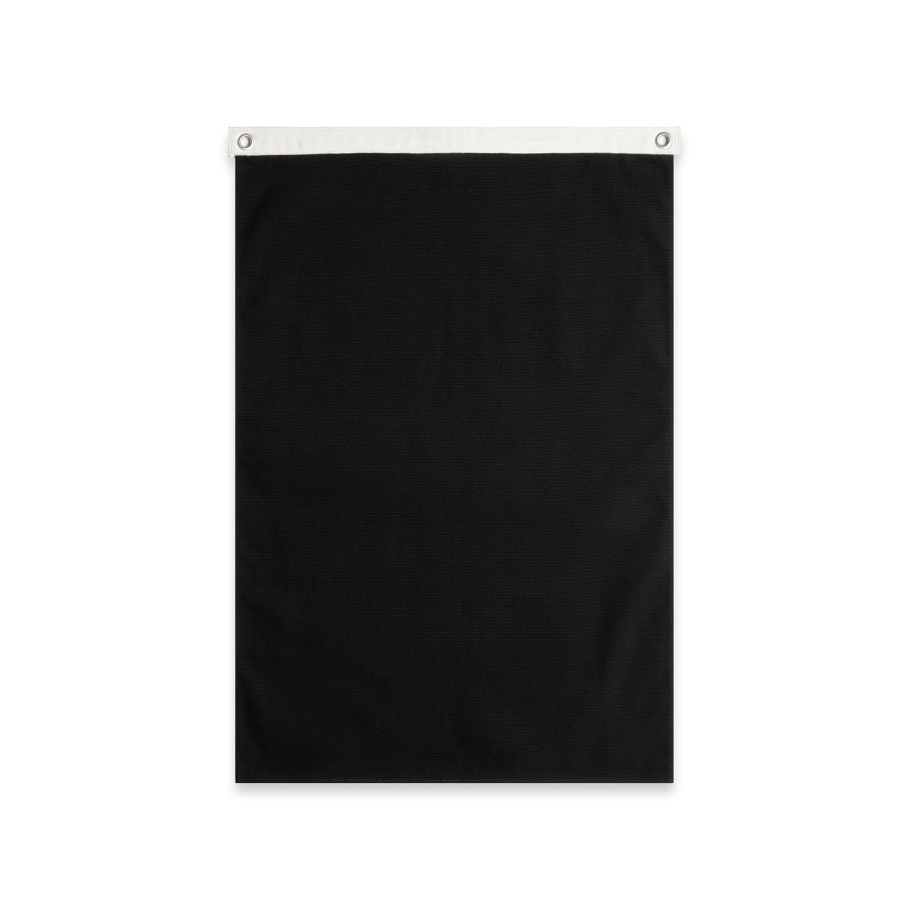 AS COLOUR - 1519 CANVAS LARGE FLAG Black OS