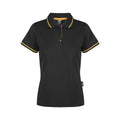 AUSSIE PACIFIC - COTTESLOE LADY POLOS - 2319 BLACK/GOLD 6