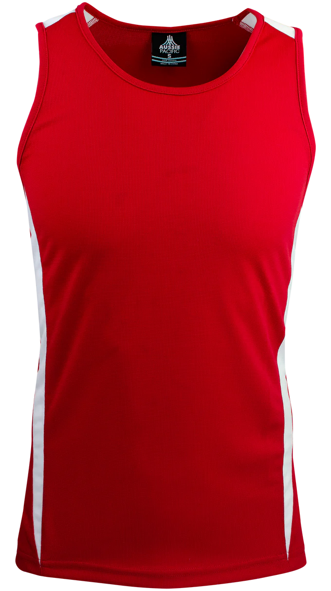 AUSSIE PACIFIC - EUREKA MENS SINGLETS - 1104