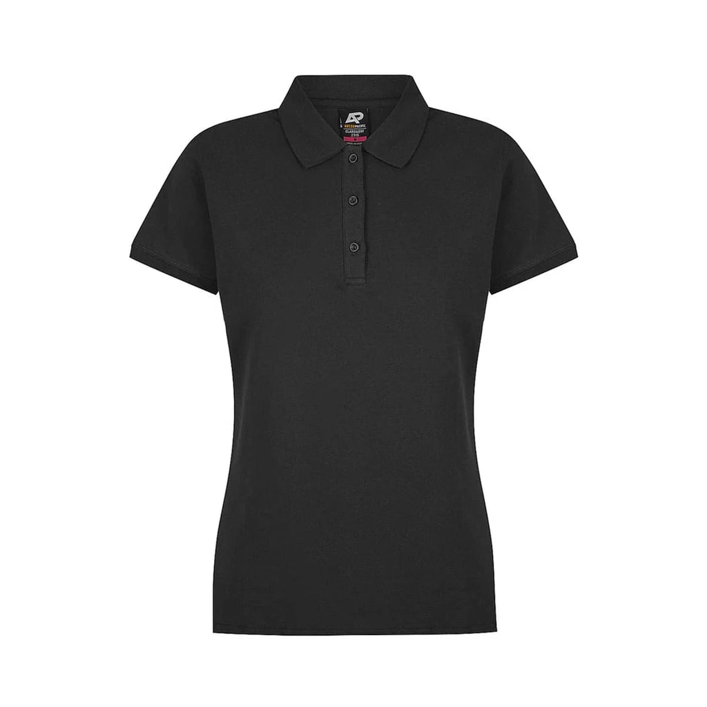 AUSSIE PACIFIC - CLAREMONT LADY POLOS - 2315 BLACK 6