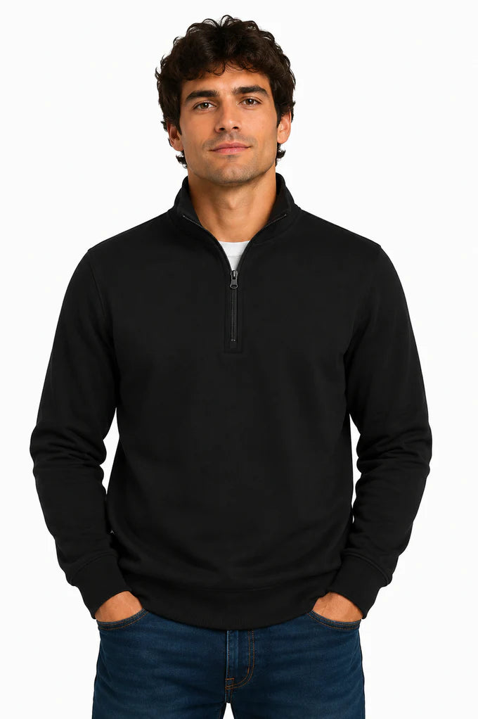 AUSSIE PACIFIC - MAWSON MENS 1/4 ZIP SWEATER - 1534