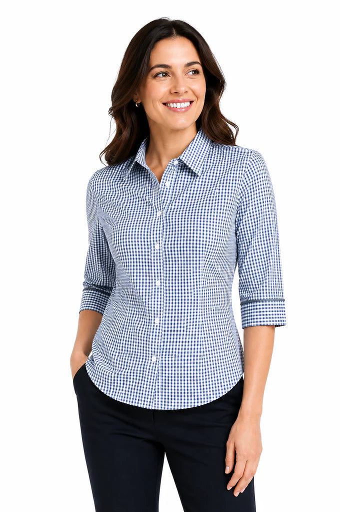 AUSSIE PACIFIC - EPSOM LADY SHIRT 3/4 SLEEVE - 2907T