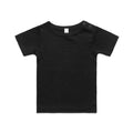 AS COLOUR - 3001 INFANT WEE TEE Black 00-03