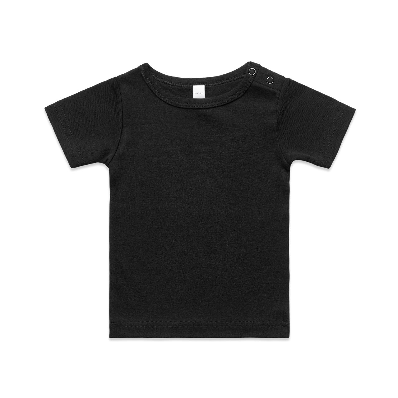 AS COLOUR - 3001 INFANT WEE TEE Black 00-03