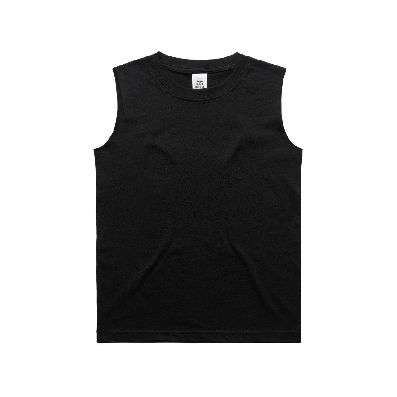 AS COLOUR - 3010 YOUTH BARNARD TANK Black 8Y