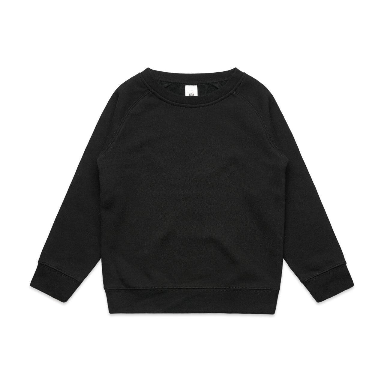 AS COLOUR - 3031 YOUTH SUPPLY CREW Black 8Y