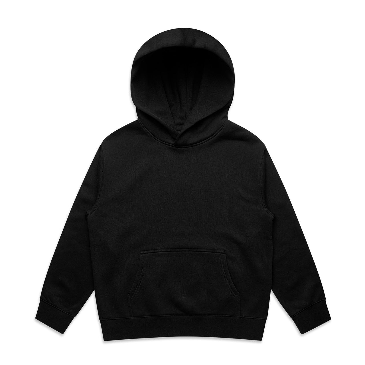AS COLOUR - 3037 YOUTH RELAX HOOD Black 8Y