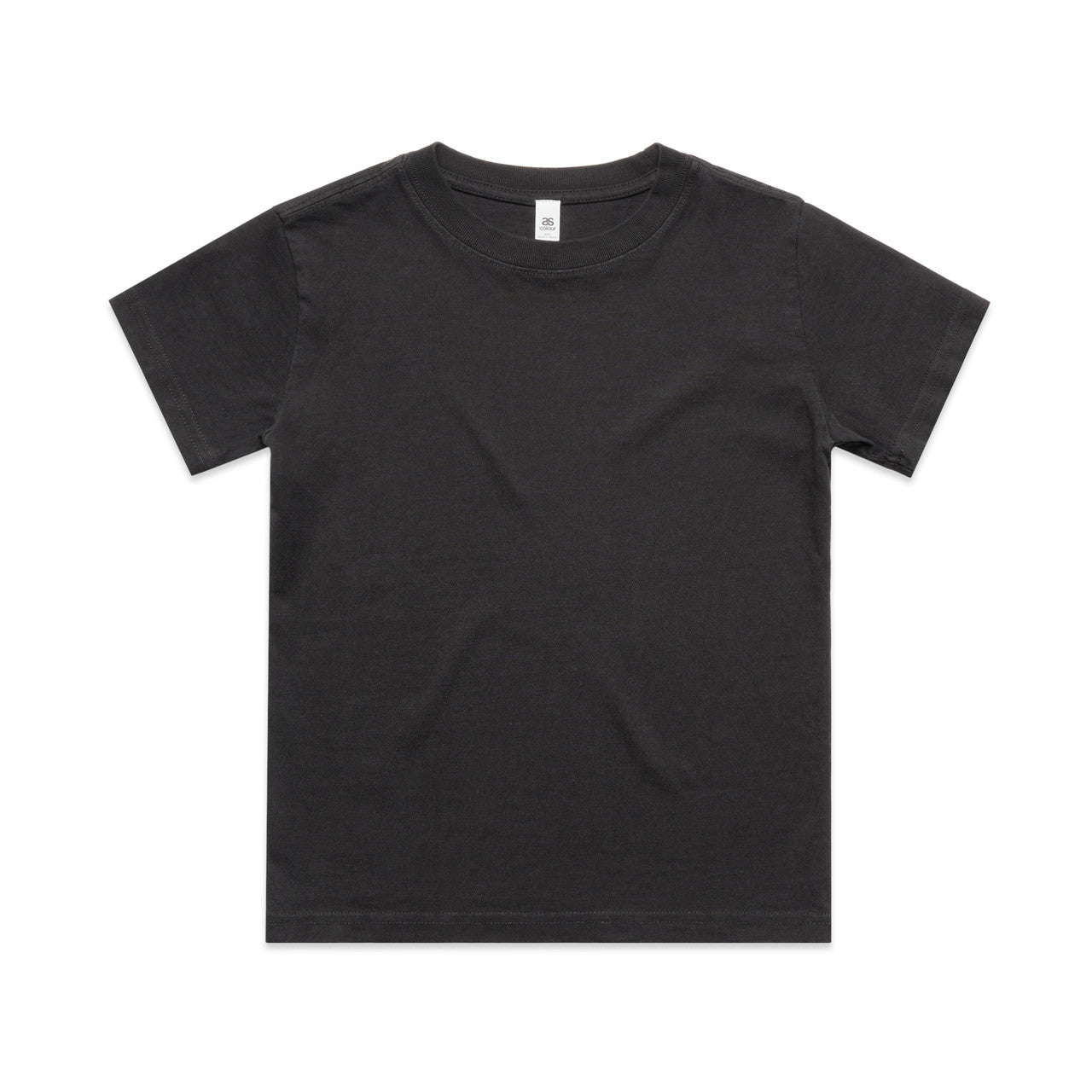 AS COLOUR - 3071 YOUTH HEAVY FADED TEE Faded Black 8Y