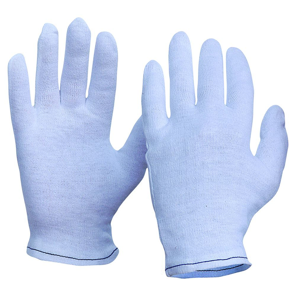 PRO - Interlock Poly/Cotton Liner Hemmed Cuff Gloves Mens Size