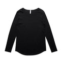 AS COLOUR - 4009 WOS MALI LS TEE Black XSM
