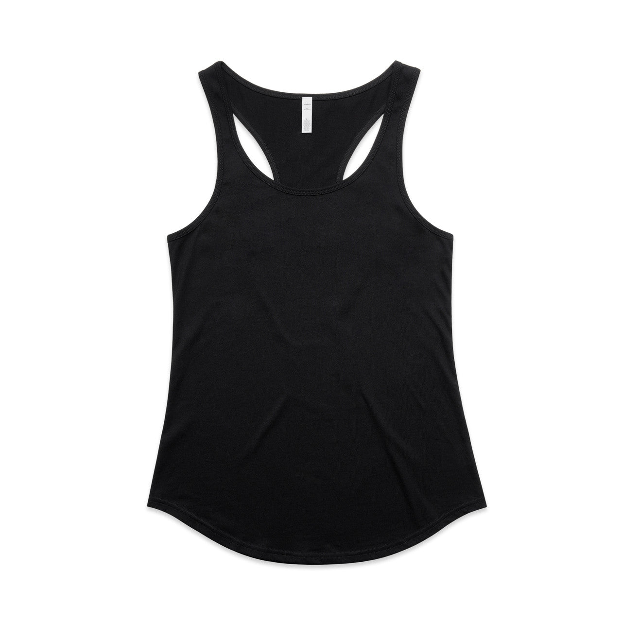AS COLOUR - 4013 WOS MALI RACERBACK Black XSM