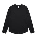 AS COLOUR - 4021 WOS MAPLE CURVE LS TEE Black XSM