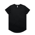 AS COLOUR - 4024 WOS MAPLE CURVE TEE Black XSM