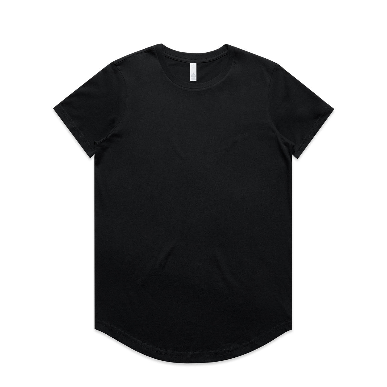 AS COLOUR - 4024 WOS MAPLE CURVE TEE Black XSM