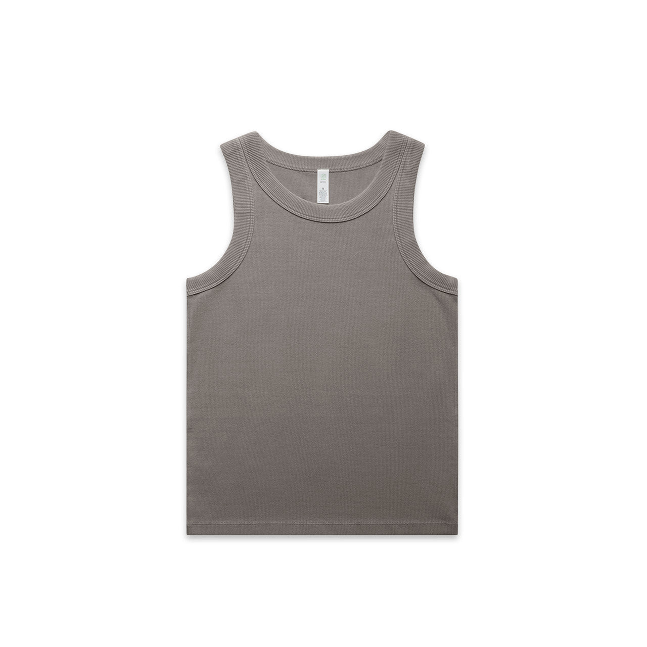 AS COLOUR - 4034 FADED ORGANIC RIB TANK