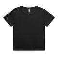 AS COLOUR - 4036 WOS FADED ORGANIC RIB TEE Faded Black XSM