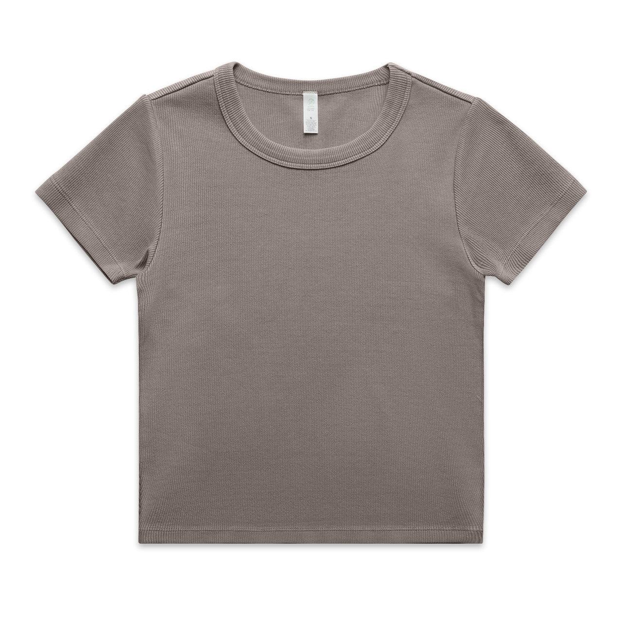 AS COLOUR - 4036 WOS FADED ORGANIC RIB TEE