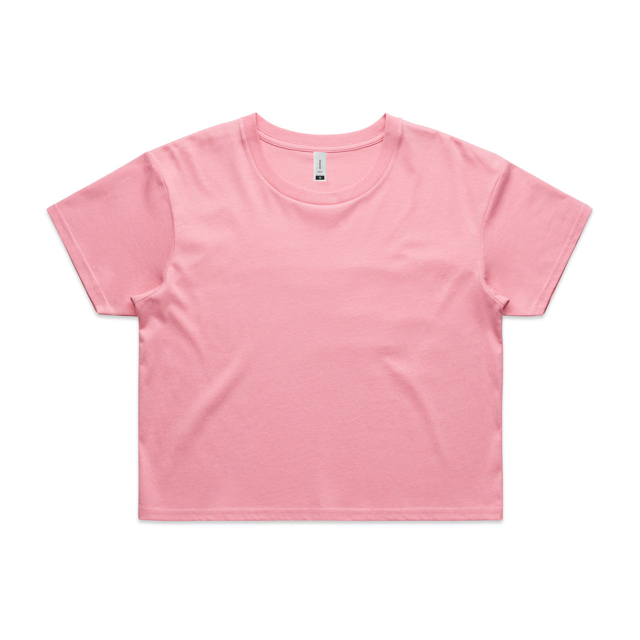 AS COLOUR - 4062 CROP TEE Bubblegum XSM