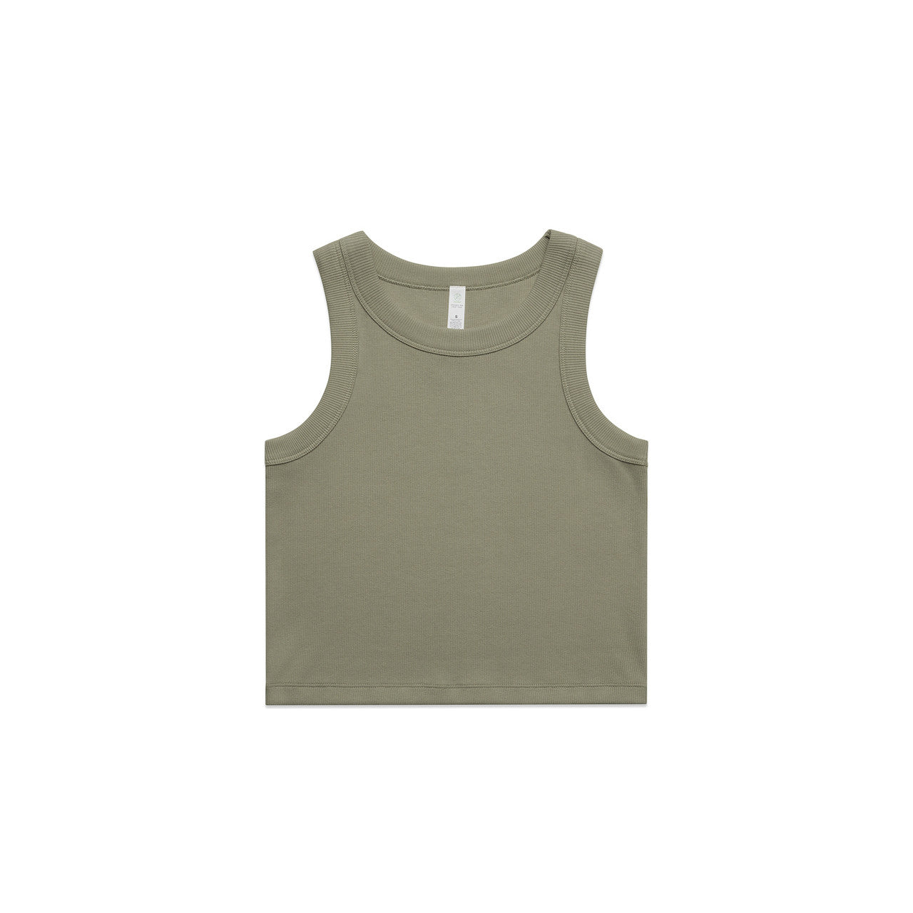 AS COLOUR - 4064G ORGANIC RIB CROP TANK