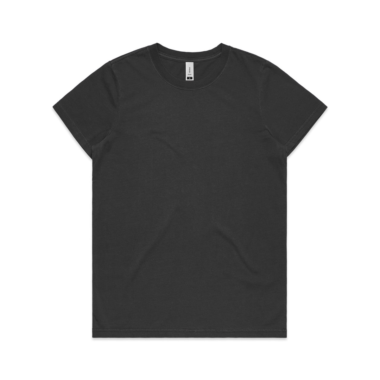AS COLOUR - 4065 WOS FADED TEE Faded Black XSM