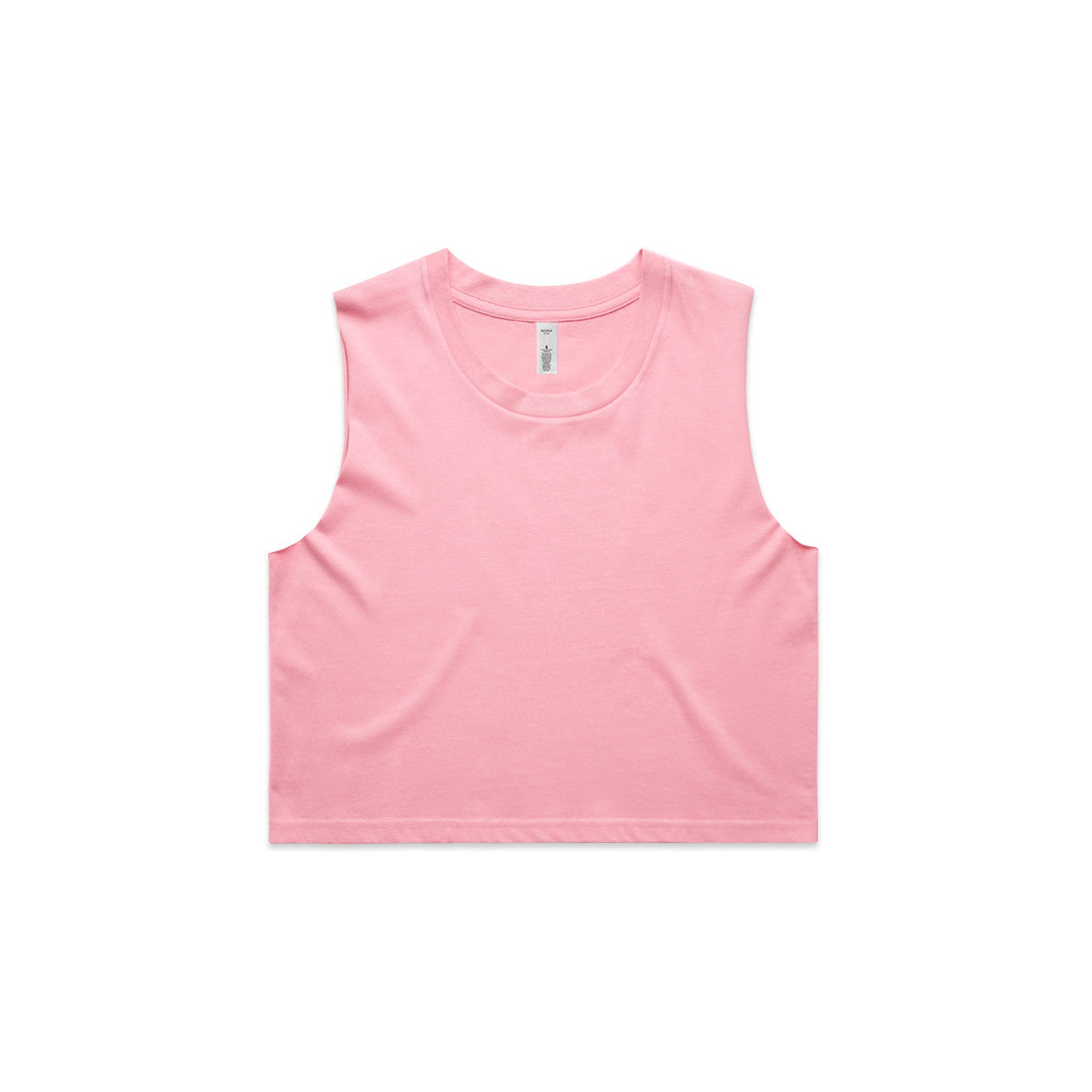 AS COLOUR - 4068 CROP TANK Bubblegum XSM
