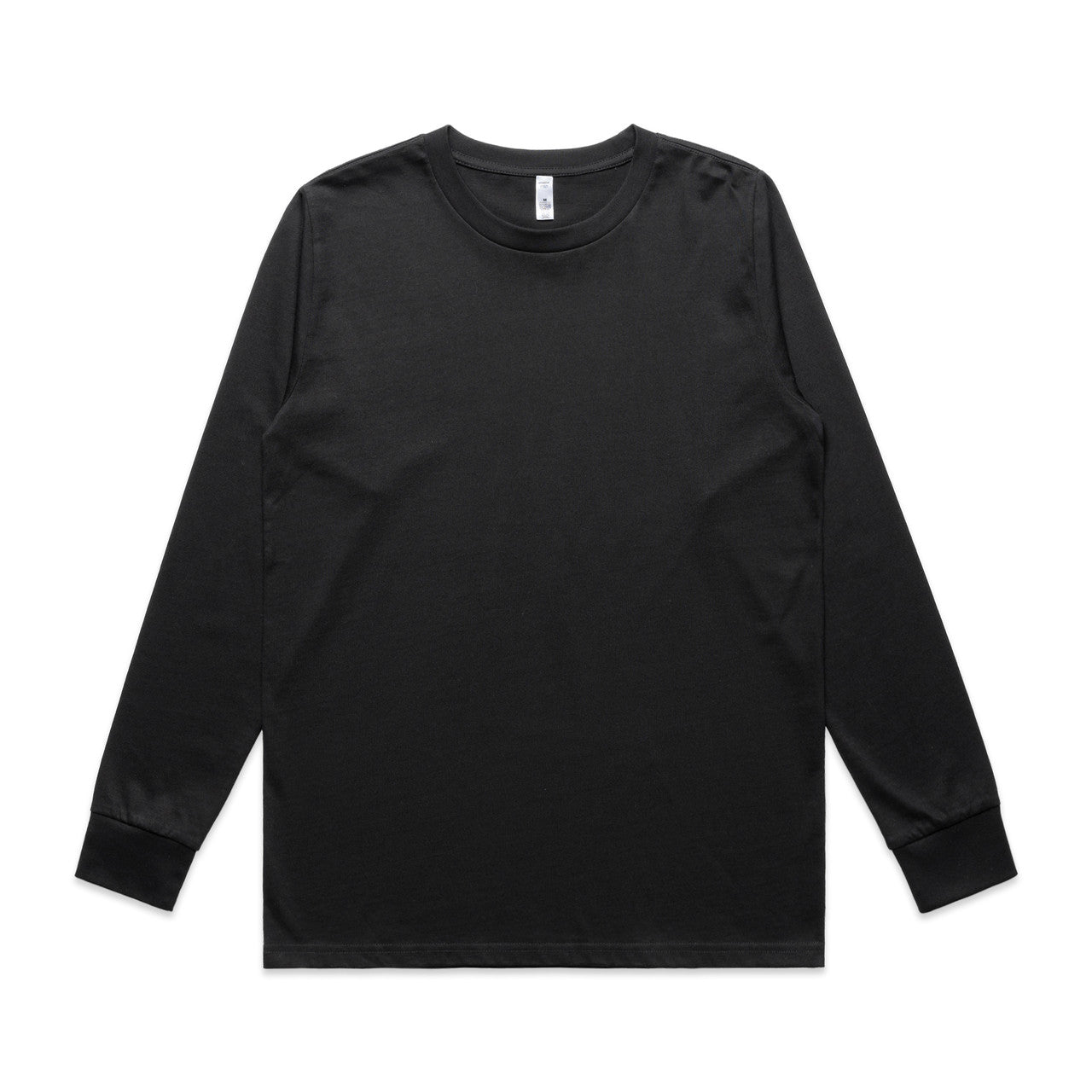 AS COLOUR - 4073 WOS CLASSIC LS TEE Black XSM