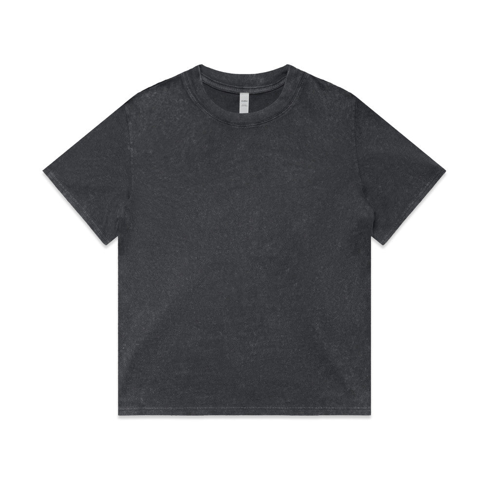 AS COLOUR - 4085 WOS STONE WASH HEAVY TEE