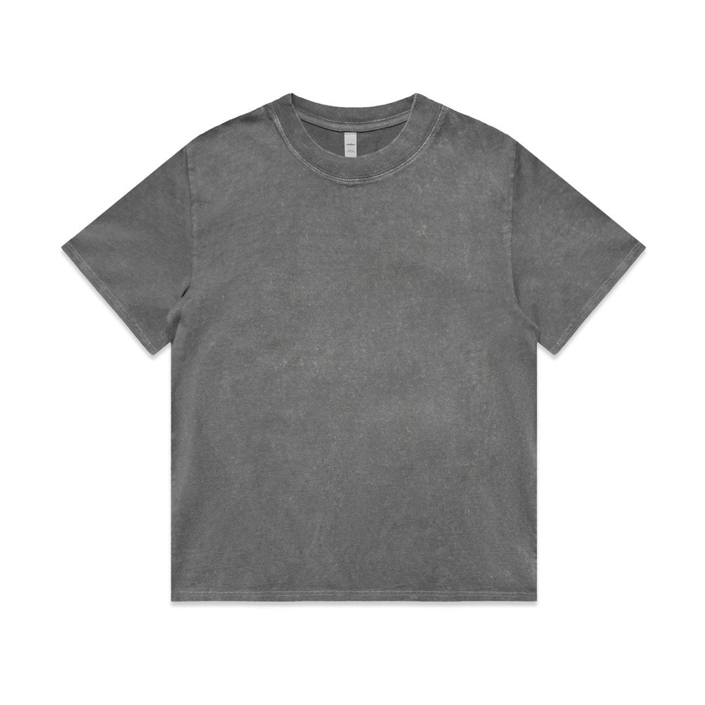 AS COLOUR - 4085 WOS STONE WASH HEAVY TEE