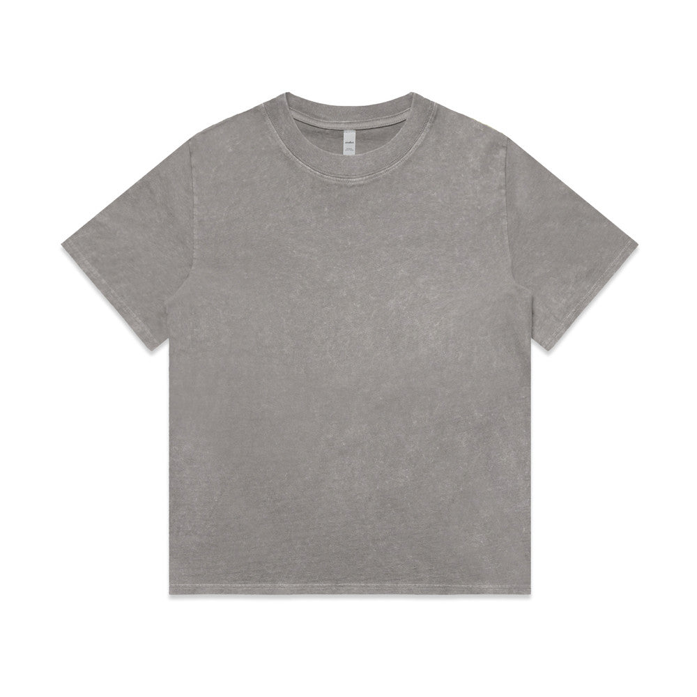 AS COLOUR - 4085 WOS STONE WASH HEAVY TEE