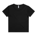 AS COLOUR - 4092G ORGANIC RIB TEE Black XSM