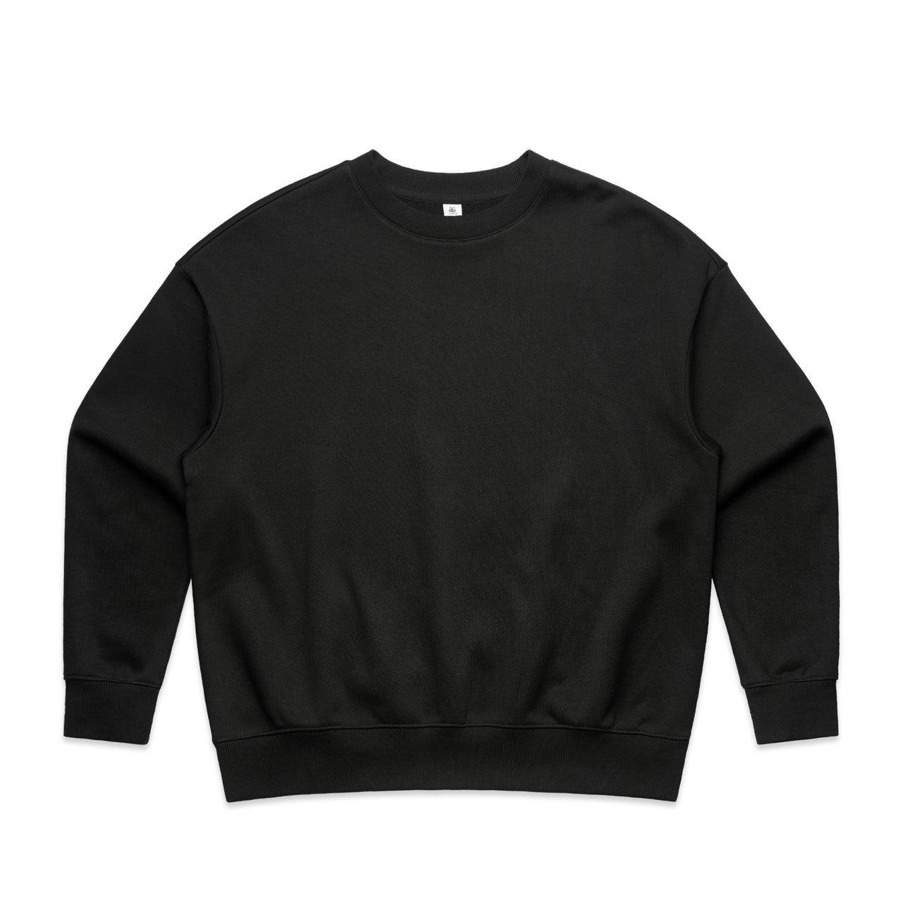 AS COLOUR - 4145 WOS HEAVY CREW Black XSM