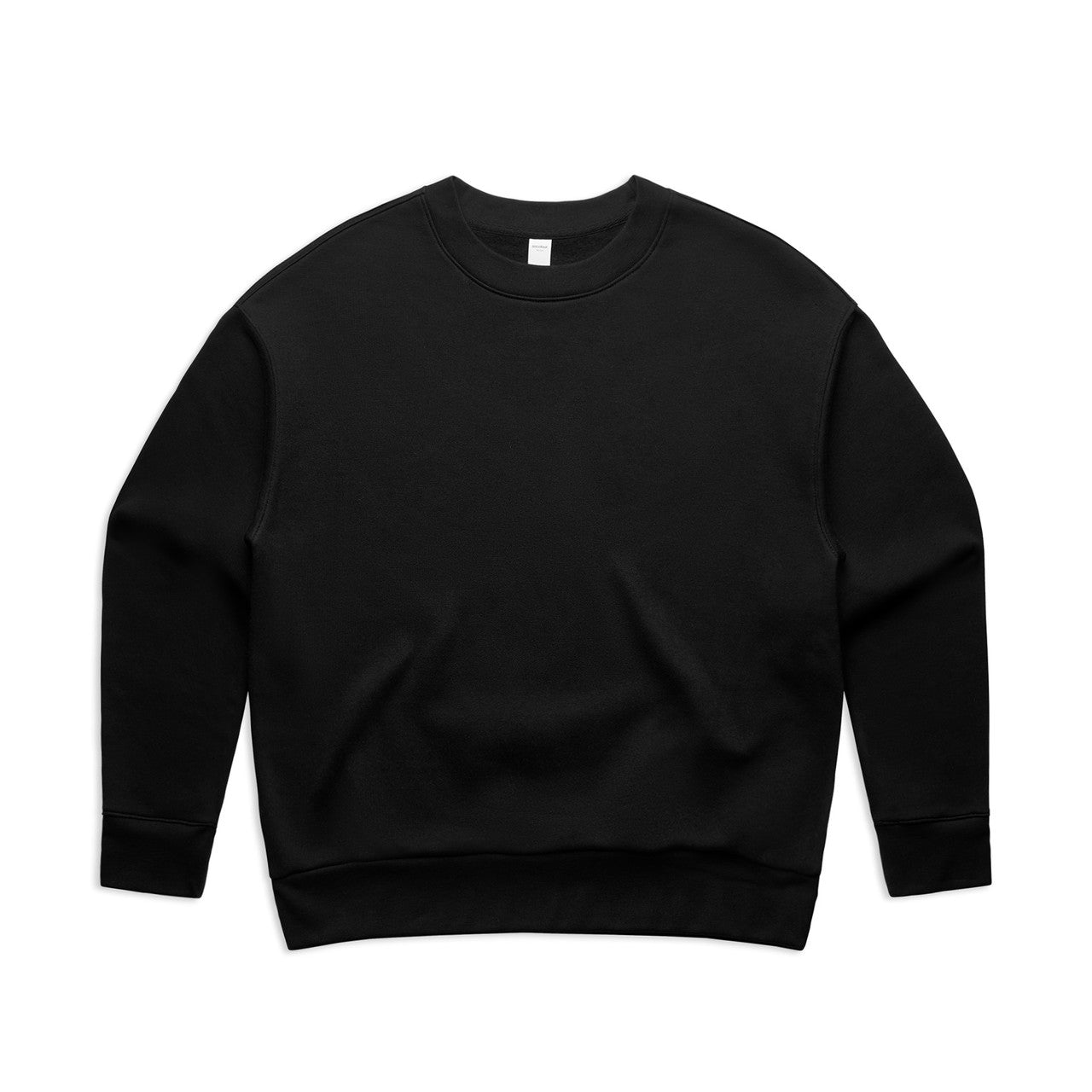AS COLOUR - 4160 WOS RELAX CREW Black XSM
