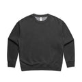 AS COLOUR - 4165 WOS RELAX FADED CREW Faded Black XSM