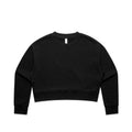 AS COLOUR - 4169 WOS RELAX CROP CREW Black XSM
